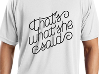 That's What She Said // Final