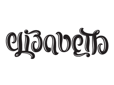 Elizabeth Ambigram