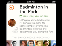 Badminton in the Park