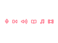 Media Icons