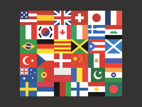 Minimalistic Flags