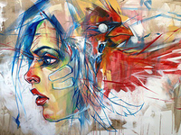 sprit - acrylic on canvas