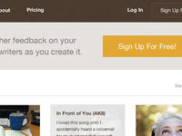 Frettie Homepage Concept