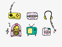 funny icon set