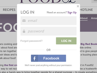 Log In Modal