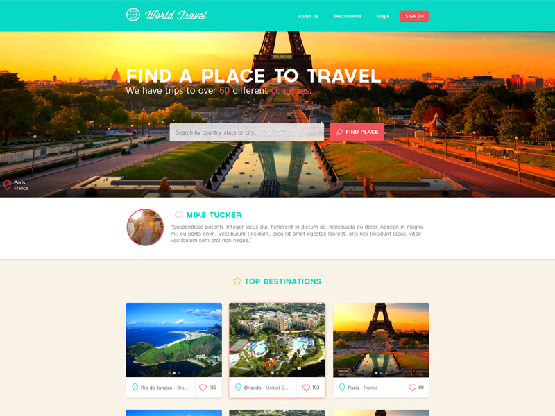 Travel_landing_page