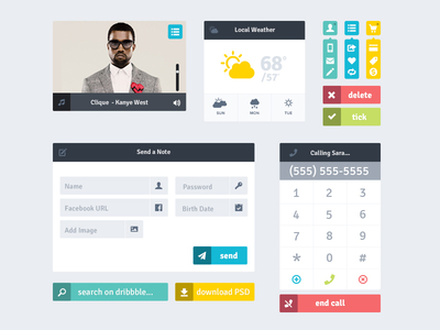 Flat UI by Andy Law Flat UI by Andy Law