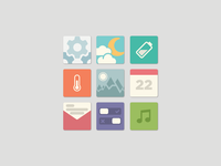 Flat App Icons