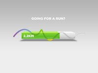 Run Progress Bar Concept