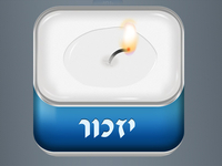 Memorial Candle Psd Icon by Graphicool