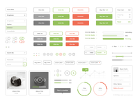 Flat Stroke UI Kit