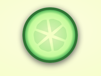 CSS Cucumber Slice