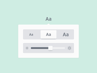 Text Setting Popover