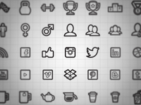 getting social icon wise