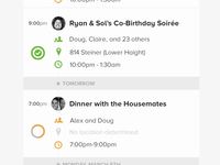 Event Feed Wireframe