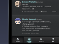Twitter Dark UI Concept