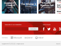 Subscribe/footer