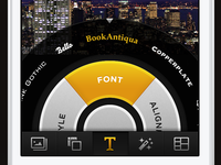 WIP: Font Preview Navigation (@2x)