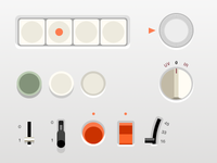 Flat Braun UI (.psd)