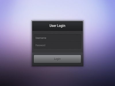 Download Dark Login Form with free PSD