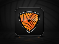 Shield iOS Icon. See 2x for detail