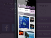 UI updates for a whisper app