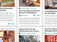 Card Style Social Layout