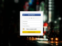 Sign up form