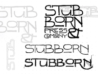 Stubborn Press & Co Rebranding