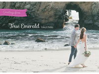 Postcard design for True Emerald