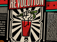 Bloody Revolution Label V9 detail