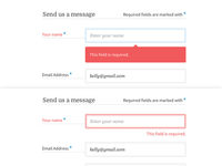 Validation options