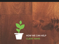 Growth Themed Client Presentation