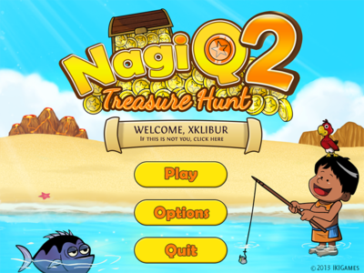 NagiQ 2's main menu