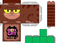 Dribbble - Box Cat-Smarty by will guy