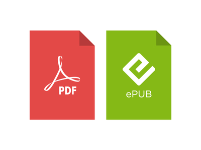 PDF & ePub Vector Logos - Freebbble